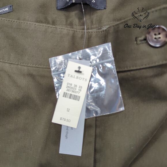 Talbots Signature Straight Leg Pants Size 12 - Picture 2 of 6